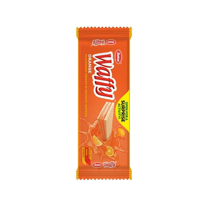 Dukes Waffy Orange Flavoured Creamy And Crunchy Wafers